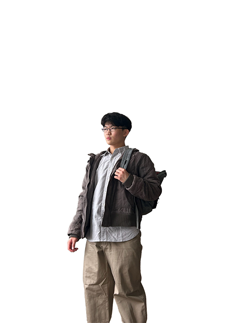 Cut out protrait of Julius Chu